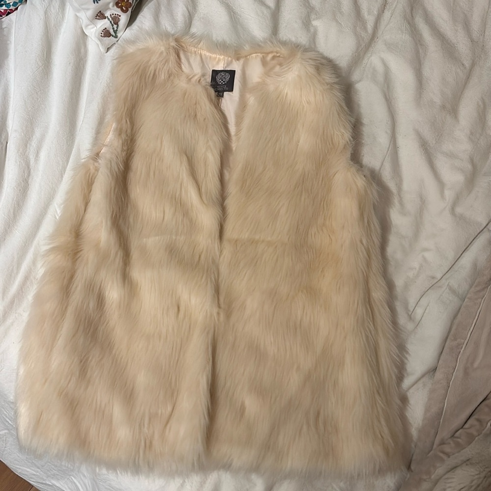 Vince Camuto fur vest